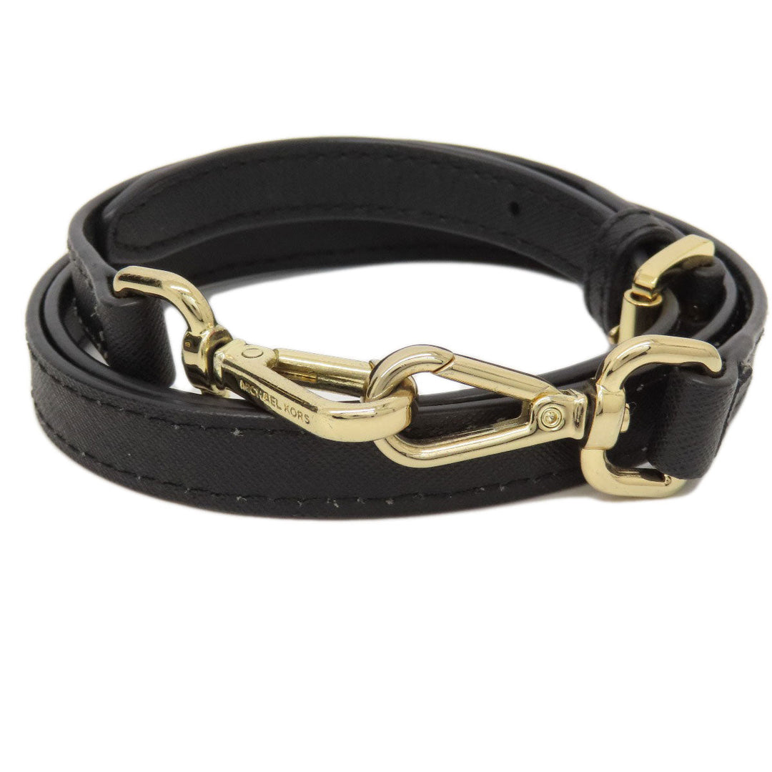 MICHAEL KORS Handbag leather black 2WAY Women Used Authentic