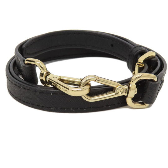 MICHAEL KORS Handbag leather black 2WAY Women Used Authentic