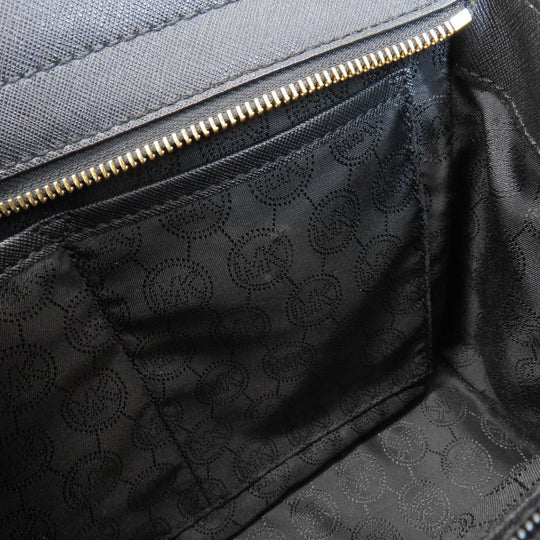 MICHAEL KORS Handbag leather black 2WAY Women Used Authentic