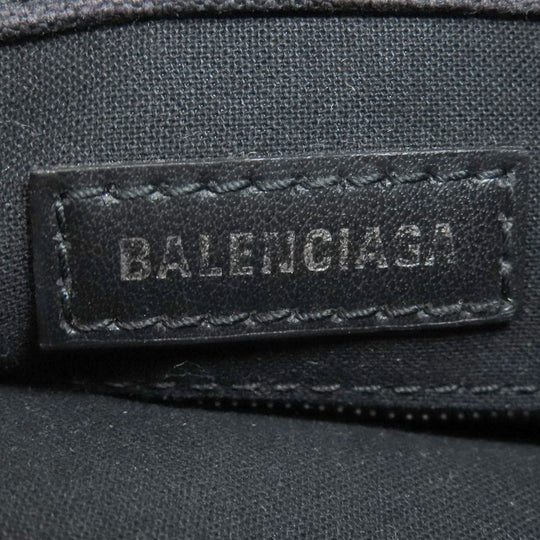 BALENCIAGA Handbag canvas Brown logo basket Women Used Authentic