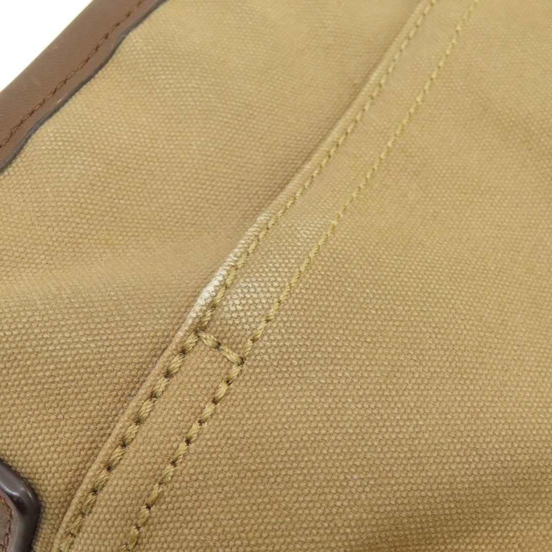 COACH Shoulder Bag F70820 Canvas, Leather Brown Logo embossed mens Used Authentic