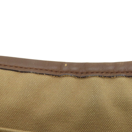 COACH Shoulder Bag F70820 Canvas, Leather Brown Logo embossed mens Used Authentic