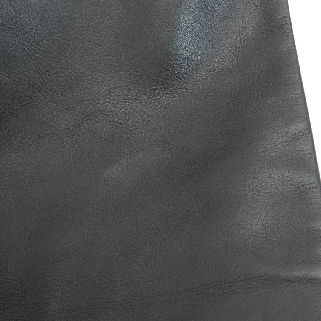 BALLY Shoulder Bag leather black Long shoulder mens(Unisex) Used Authentic
