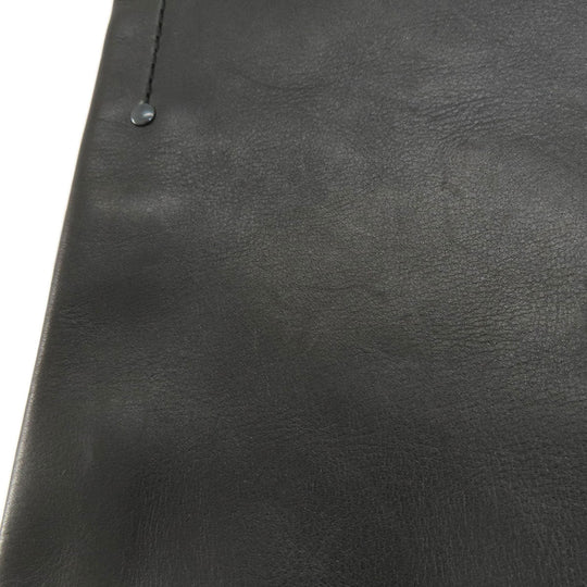 BALLY Shoulder Bag leather black Long shoulder mens(Unisex) Used Authentic