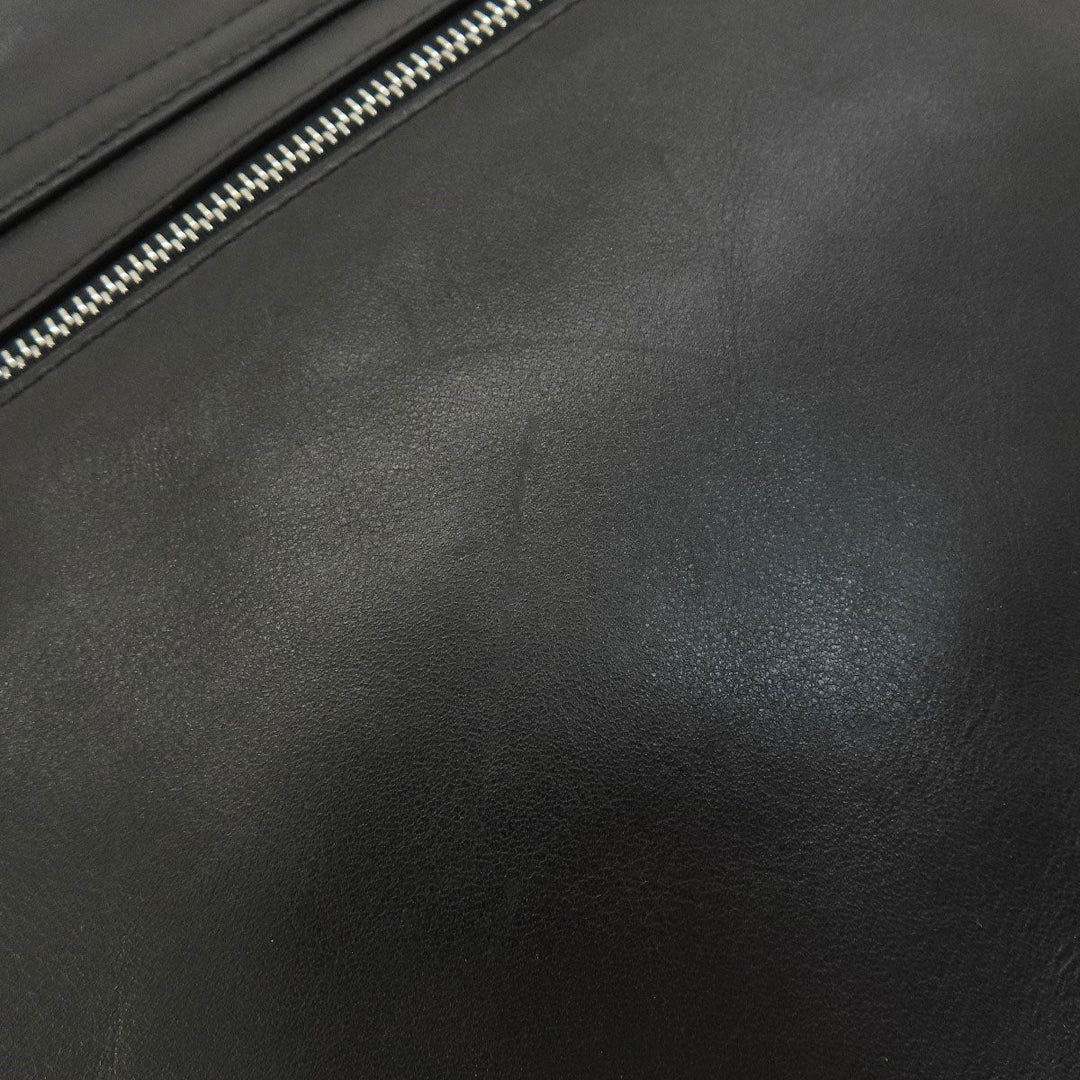 BALLY Shoulder Bag leather black Long shoulder mens(Unisex) Used Authentic