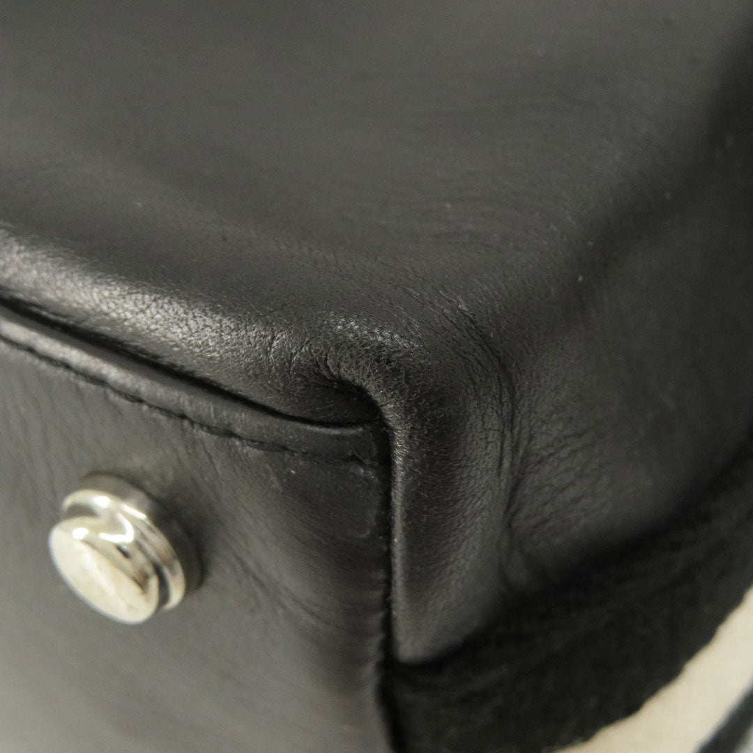 BALLY Shoulder Bag leather black Long shoulder mens(Unisex) Used Authentic