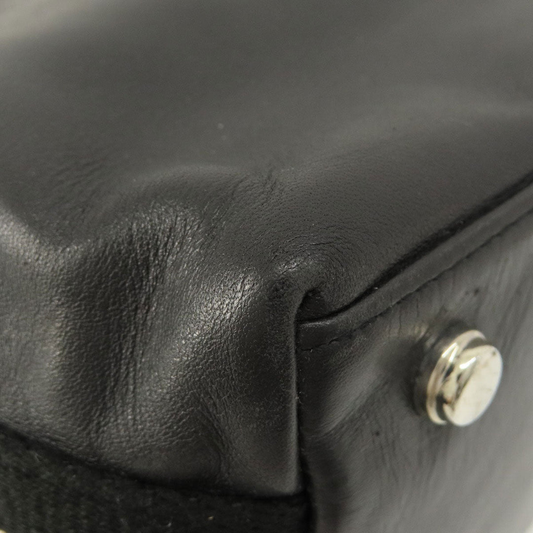 BALLY Shoulder Bag leather black Long shoulder mens(Unisex) Used Authentic