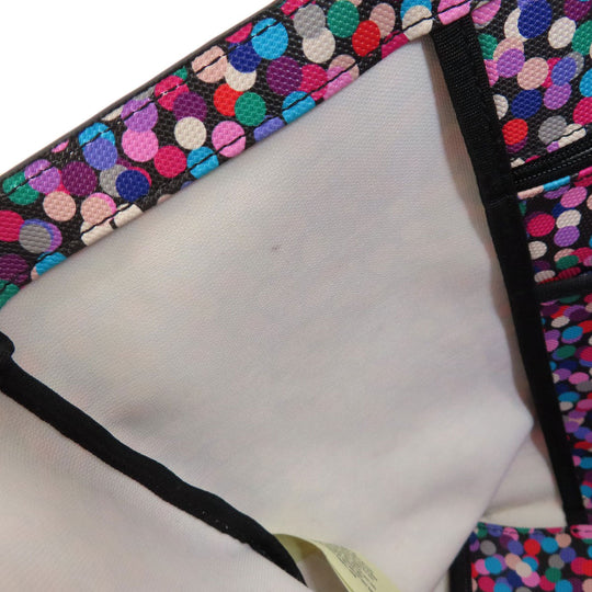 Kate Spade Tote Bag PVC multicolor Dot Pattern