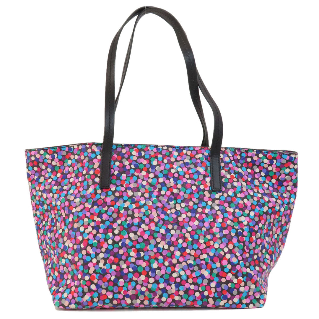 Kate Spade Tote Bag PVC multicolor Dot Pattern