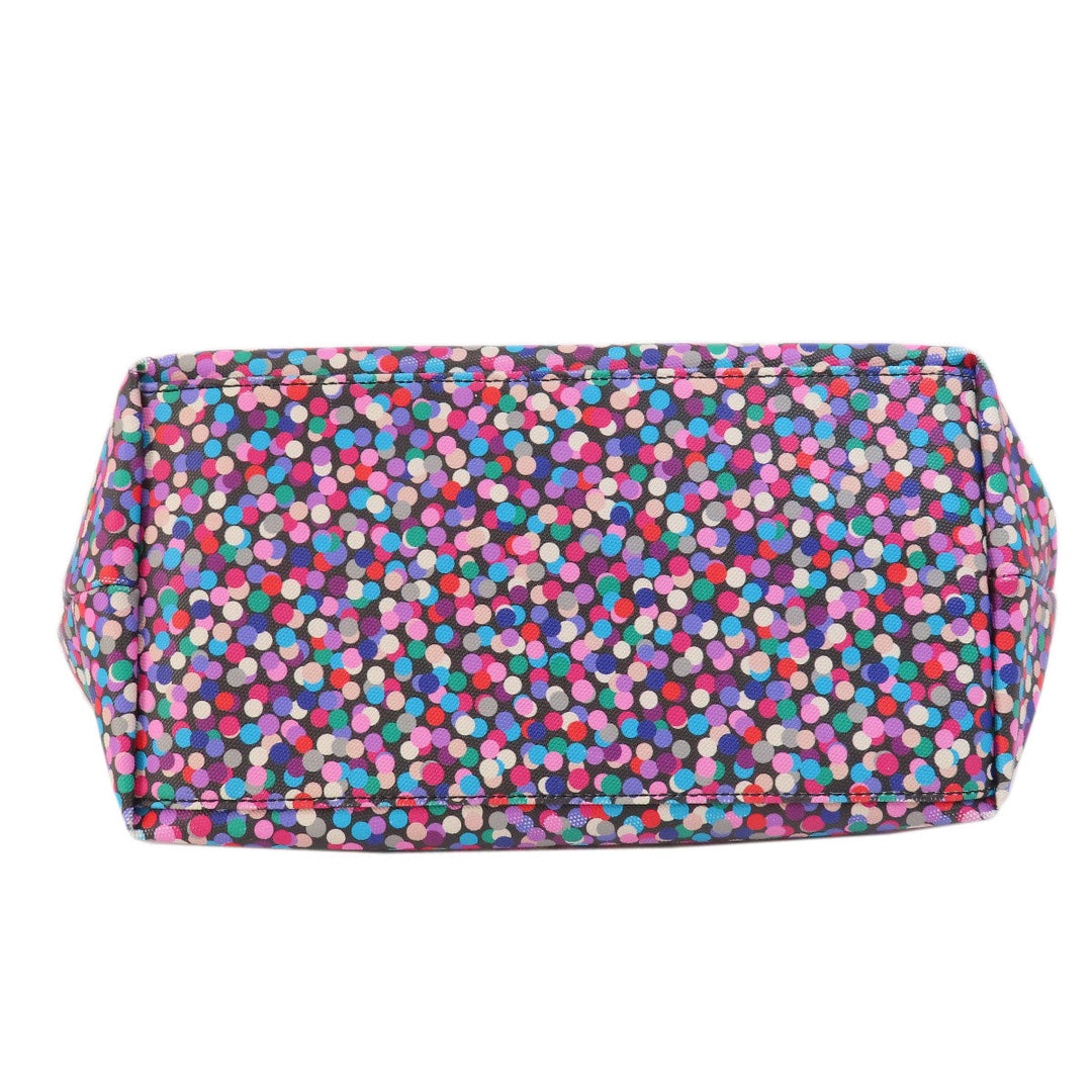 Kate Spade Tote Bag PVC multicolor Dot Pattern