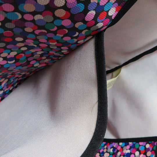 Kate Spade Tote Bag PVC multicolor Dot Pattern