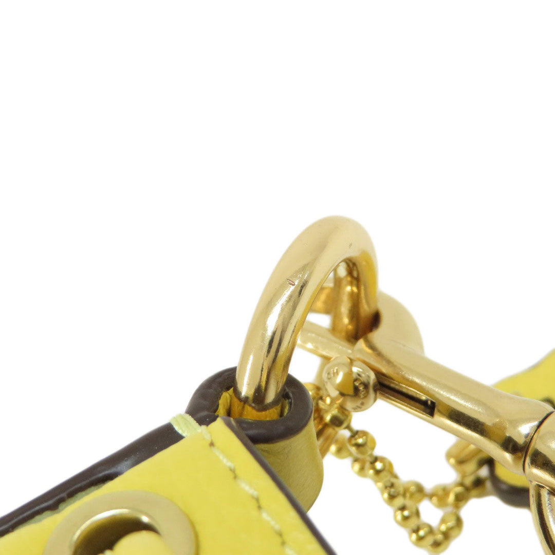 COACH Handbag C8322 canvas yellow Mini Dempsey Bucket Signature 2WAY