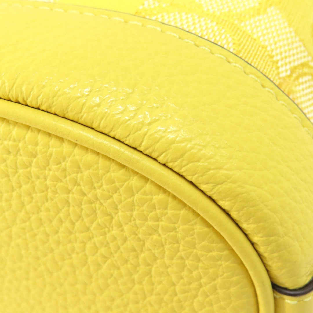 COACH Handbag C8322 canvas yellow Mini Dempsey Bucket Signature 2WAY
