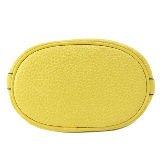 COACH Handbag C8322 canvas yellow Mini Dempsey Bucket Signature 2WAY