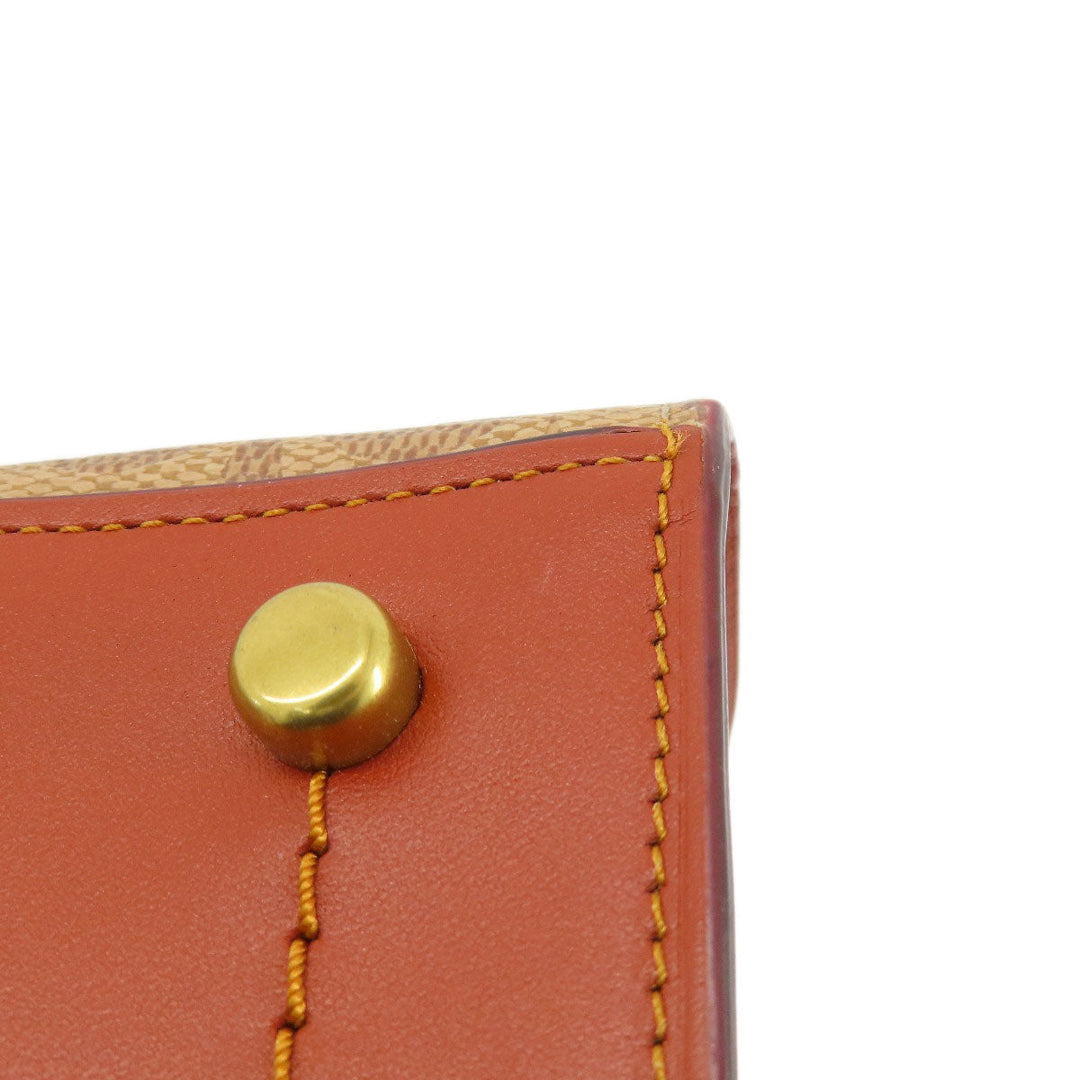 COACH Tote Bag 32749 PVC Brown Signature