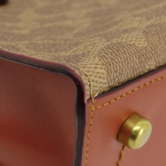 COACH Tote Bag 32749 PVC Brown Signature