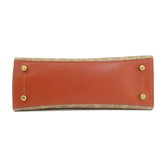 COACH Tote Bag 32749 PVC Brown Signature