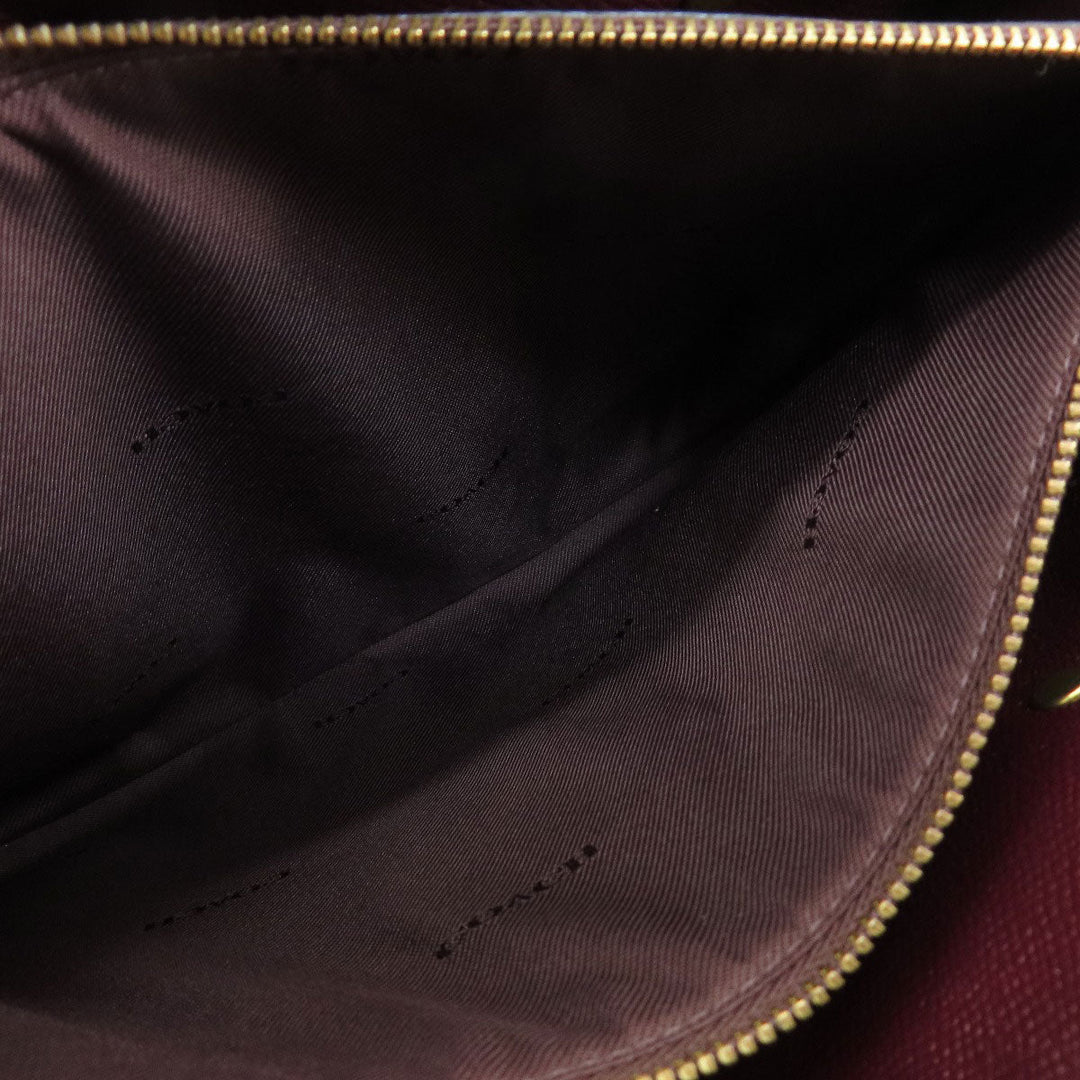 COACH Tote Bag 32749 PVC Brown Signature