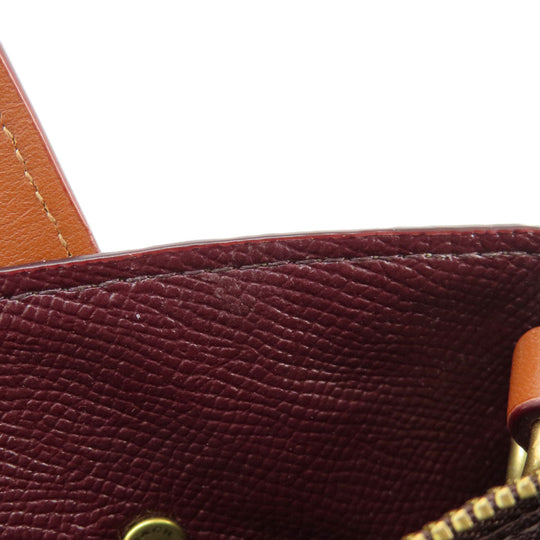 COACH Tote Bag 32749 PVC Brown Signature