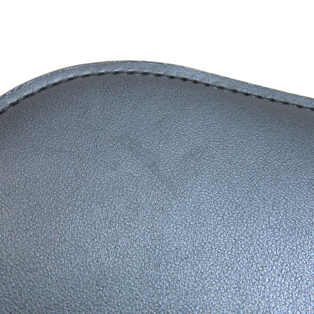Kate Spade Shoulder Bag leather black Heart motif Women Used Authentic