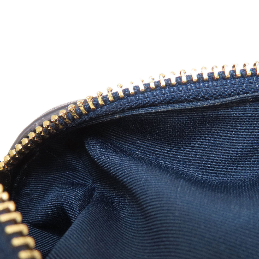 COACH Handbag F36677 leather Navy 2WAY Women Used Authentic