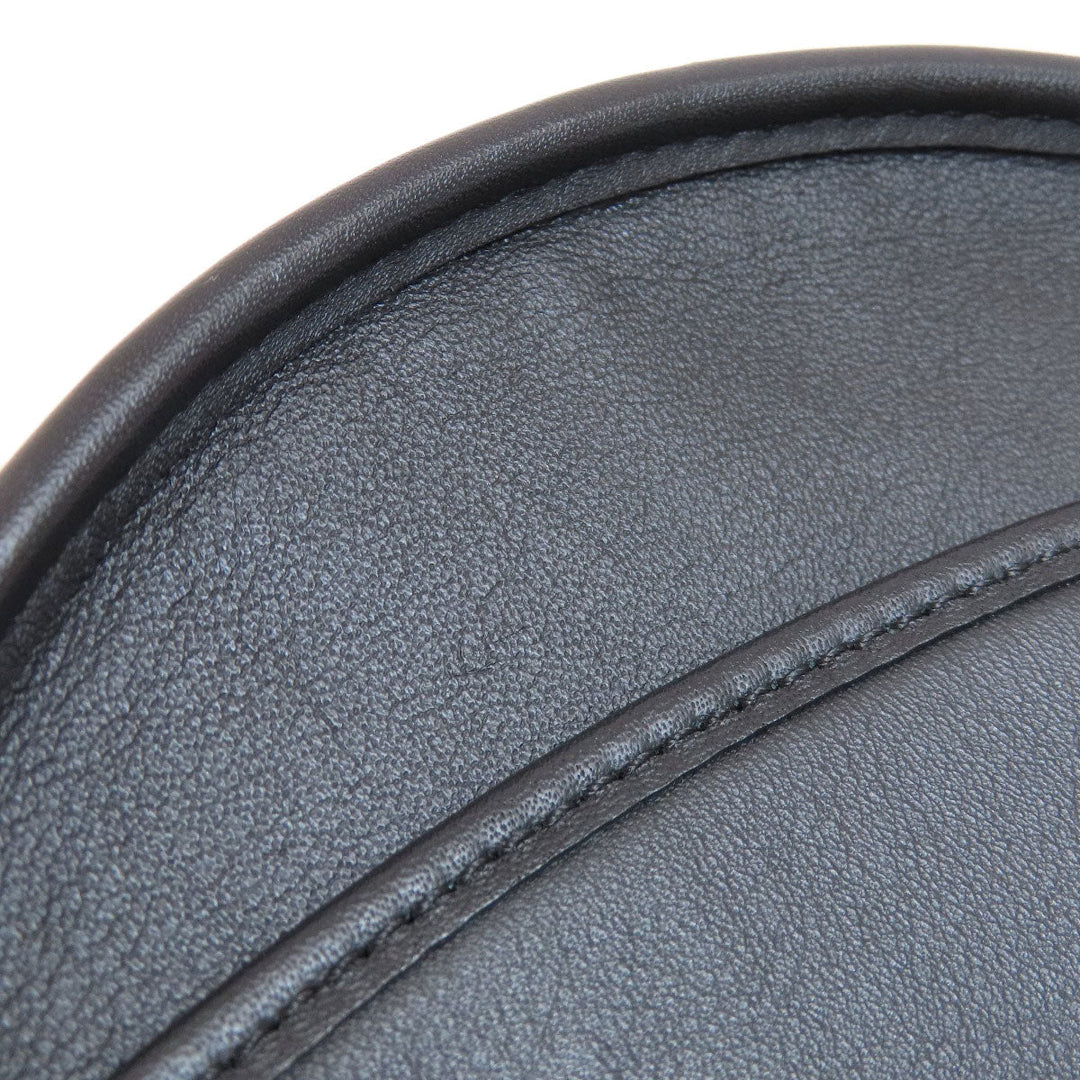 COACH Shoulder Bag F27971 leather black logo Women Used Authentic