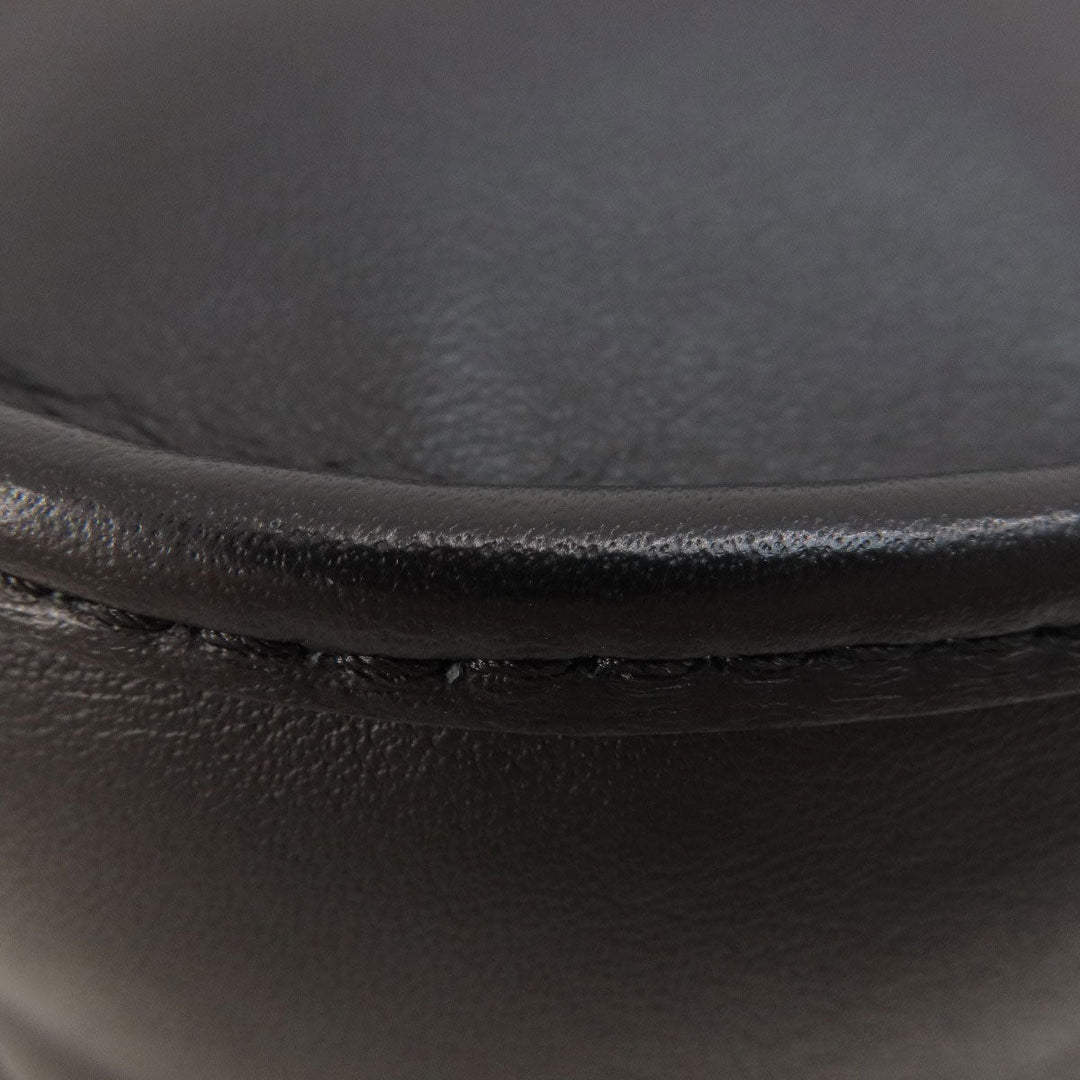 COACH Shoulder Bag F27971 leather black logo Women Used Authentic