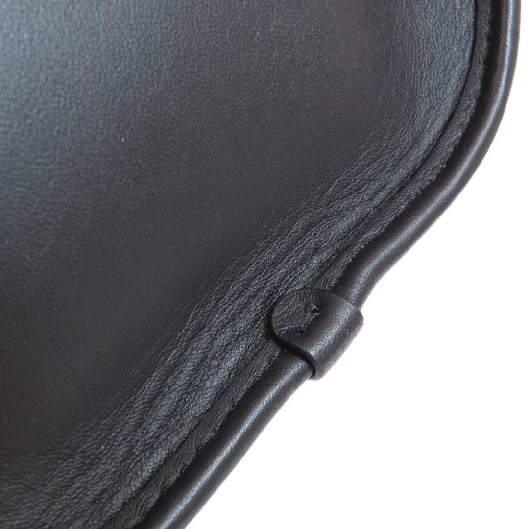 COACH Shoulder Bag F27971 leather black logo Women Used Authentic