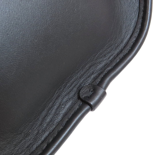 COACH Shoulder Bag F27971 leather black logo Women Used Authentic