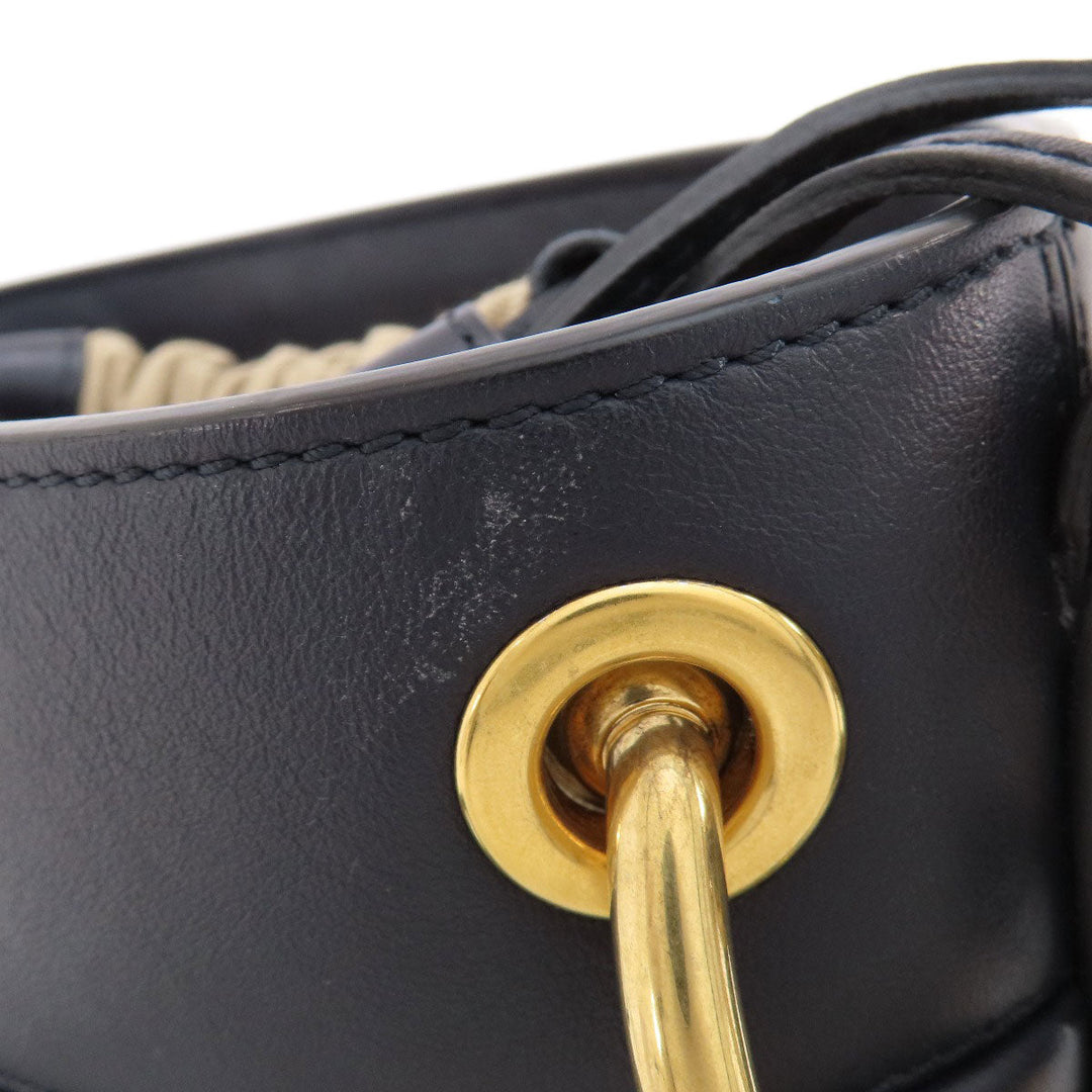 Chloe Handbag leather black 2WAY