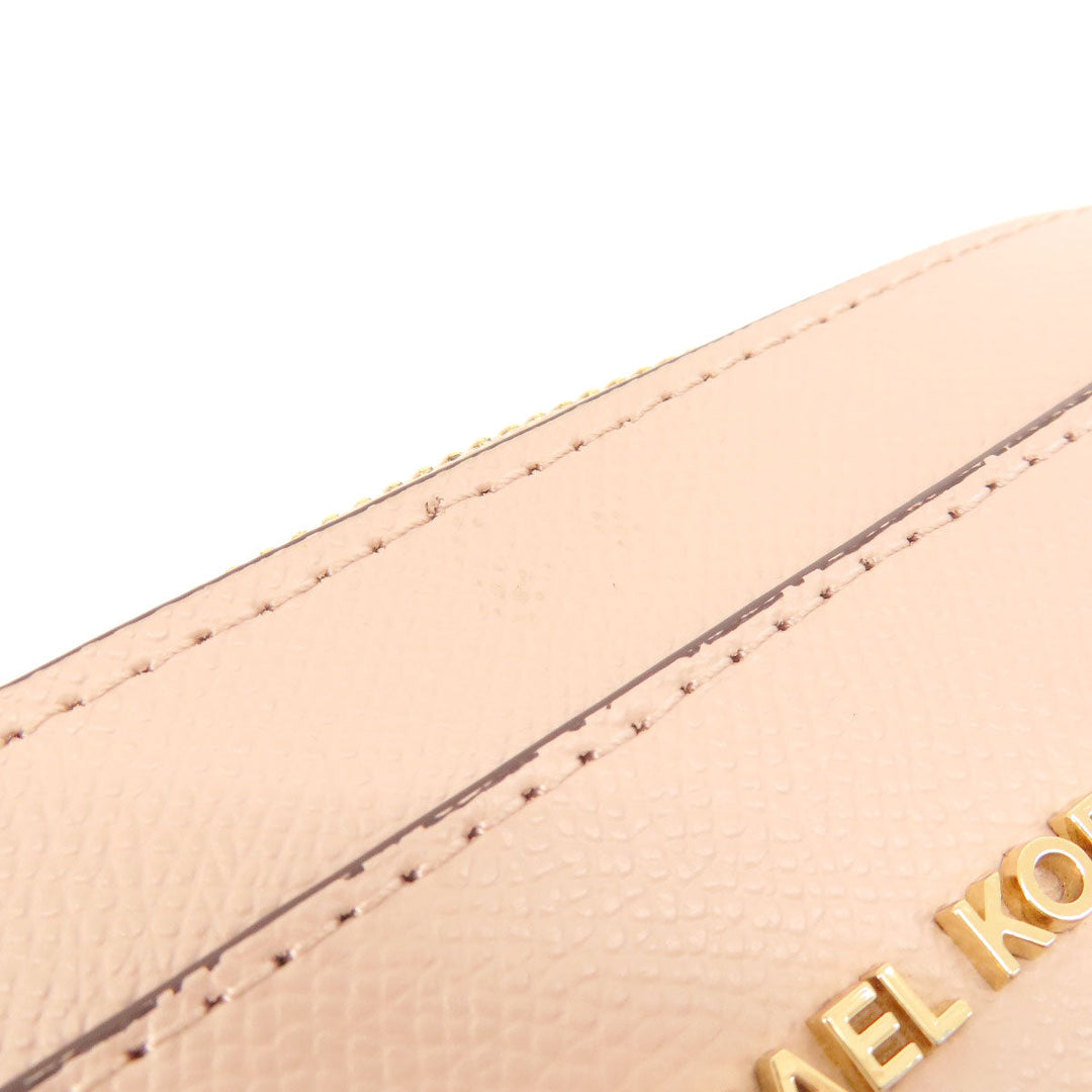MICHAEL KORS Shoulder Bag leather pink logo Women Used Authentic
