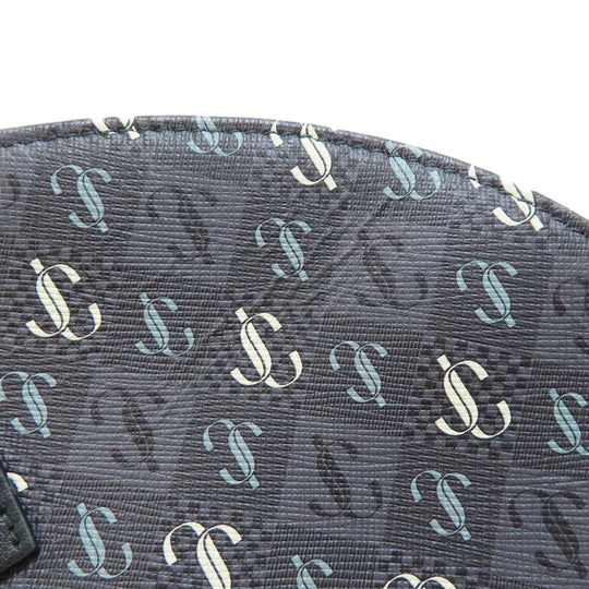 JIMMY CHOO Backpack leather gray logo