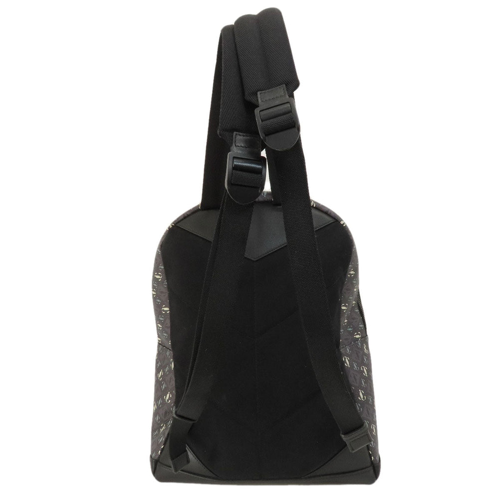 JIMMY CHOO Backpack leather gray logo