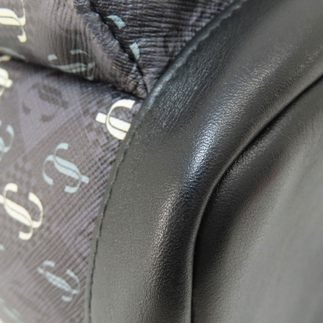 JIMMY CHOO Backpack leather gray logo