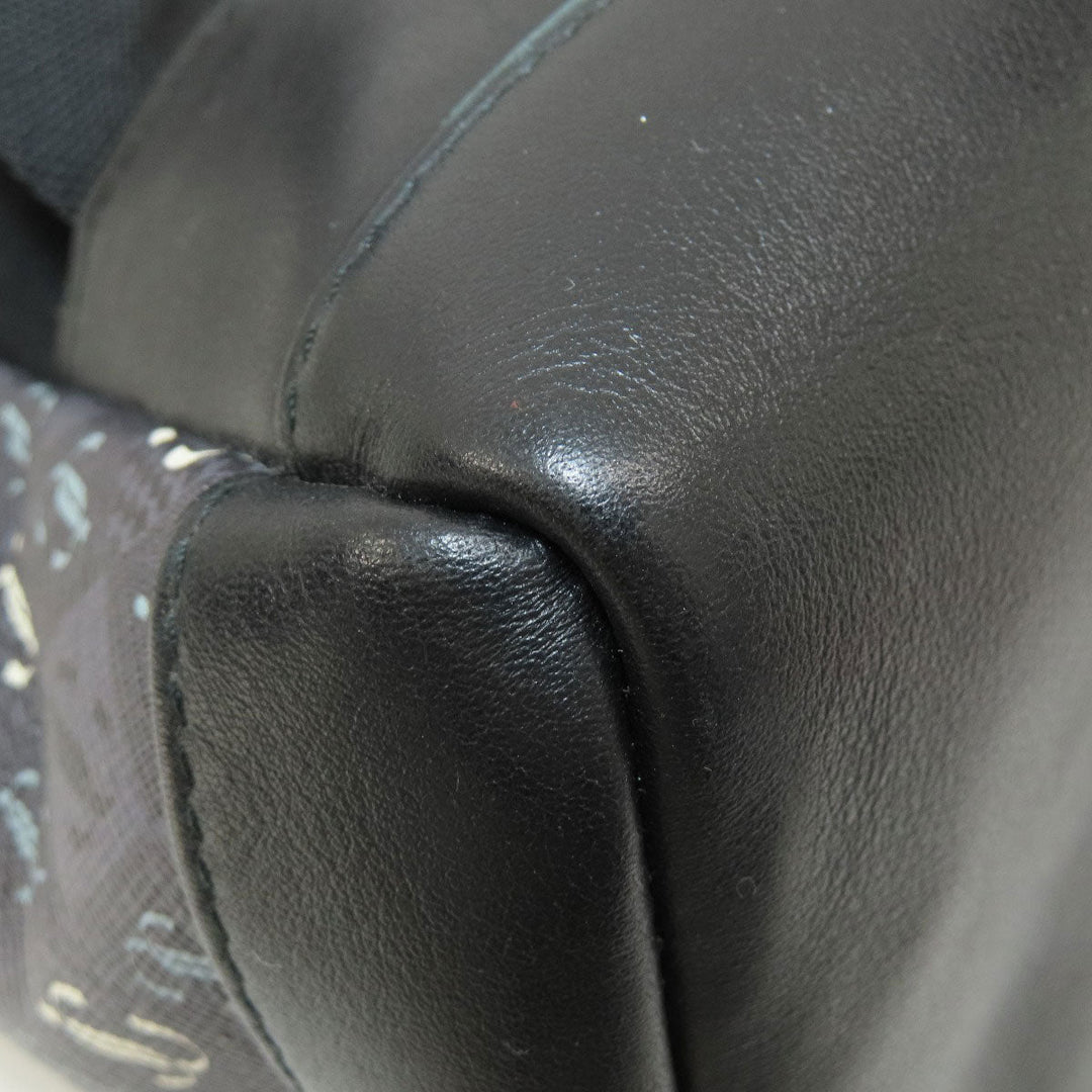 JIMMY CHOO Backpack leather gray logo