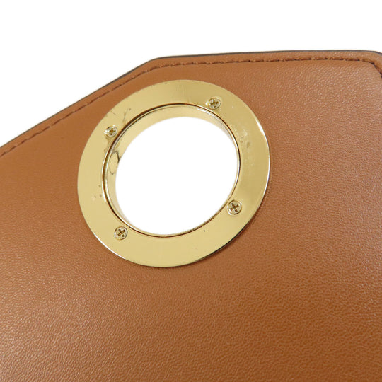 MICHAEL KORS Handbag PVC Brown logo  2WAY Women Used Authentic