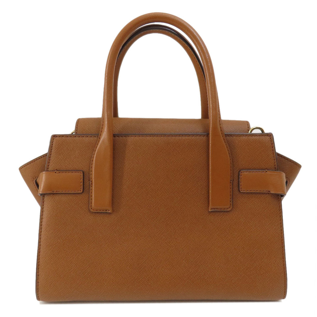 MICHAEL KORS Handbag PVC Brown logo  2WAY Women Used Authentic