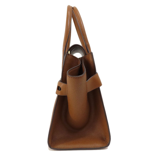 MICHAEL KORS Handbag PVC Brown logo  2WAY Women Used Authentic