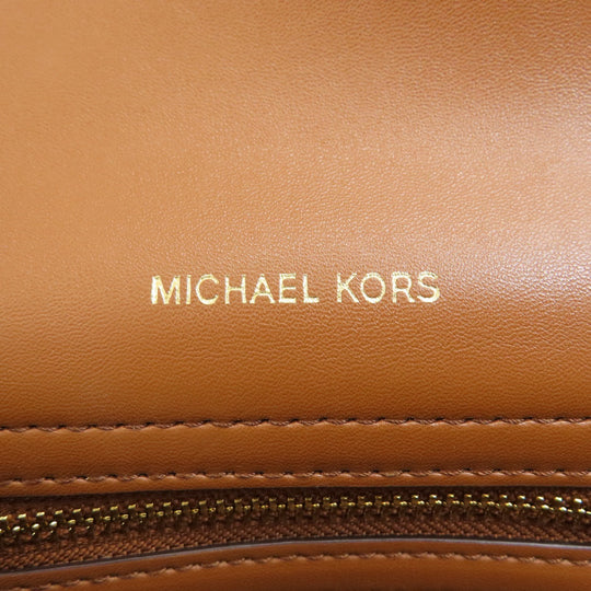MICHAEL KORS Handbag PVC Brown logo  2WAY Women Used Authentic