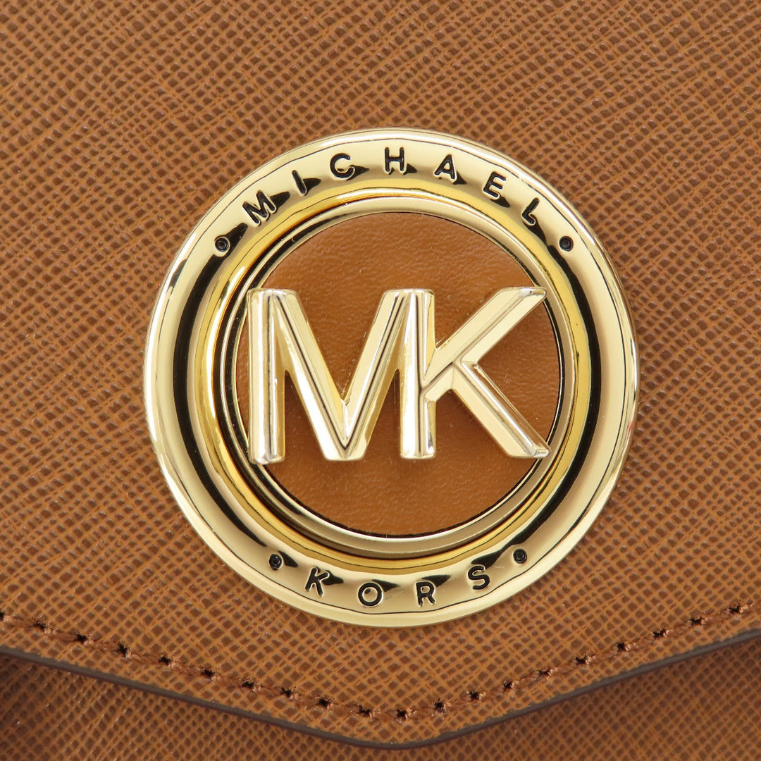 MICHAEL KORS Handbag PVC Brown logo  2WAY Women Used Authentic