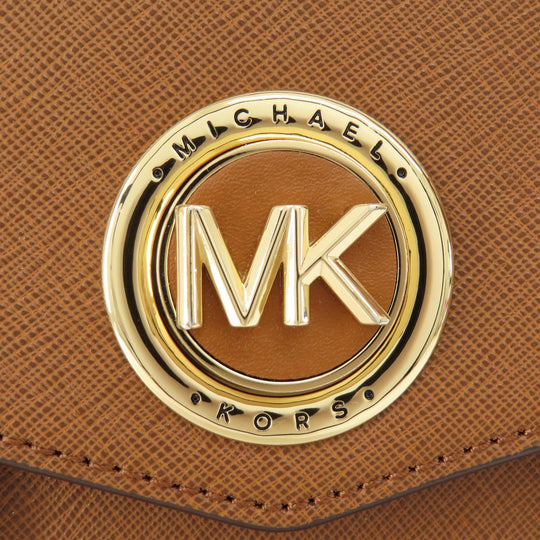 MICHAEL KORS Handbag PVC Brown logo  2WAY Women Used Authentic