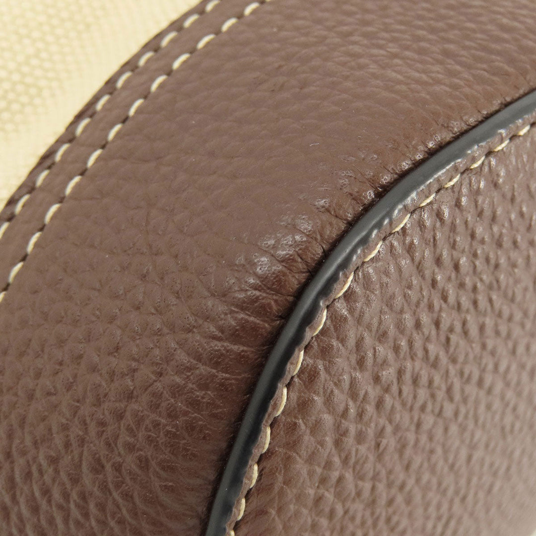 COACH Sling bag CH074 Canvas, Leather Brown Padson Small Women Used Authentic