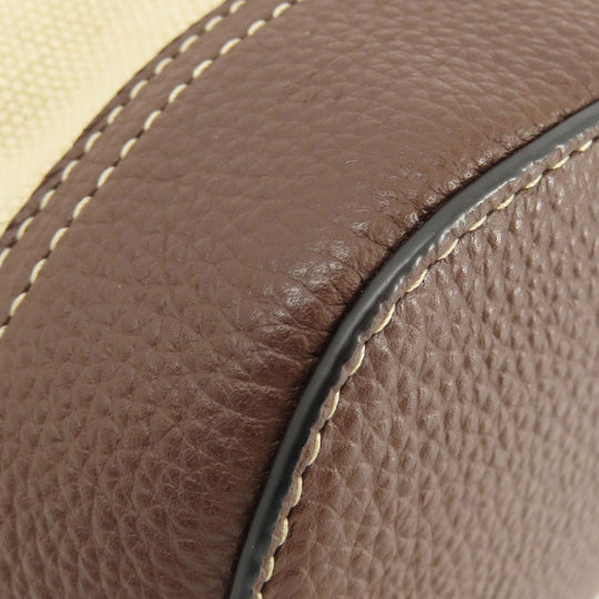 COACH Sling bag CH074 Canvas, Leather Brown Padson Small Women Used Authentic