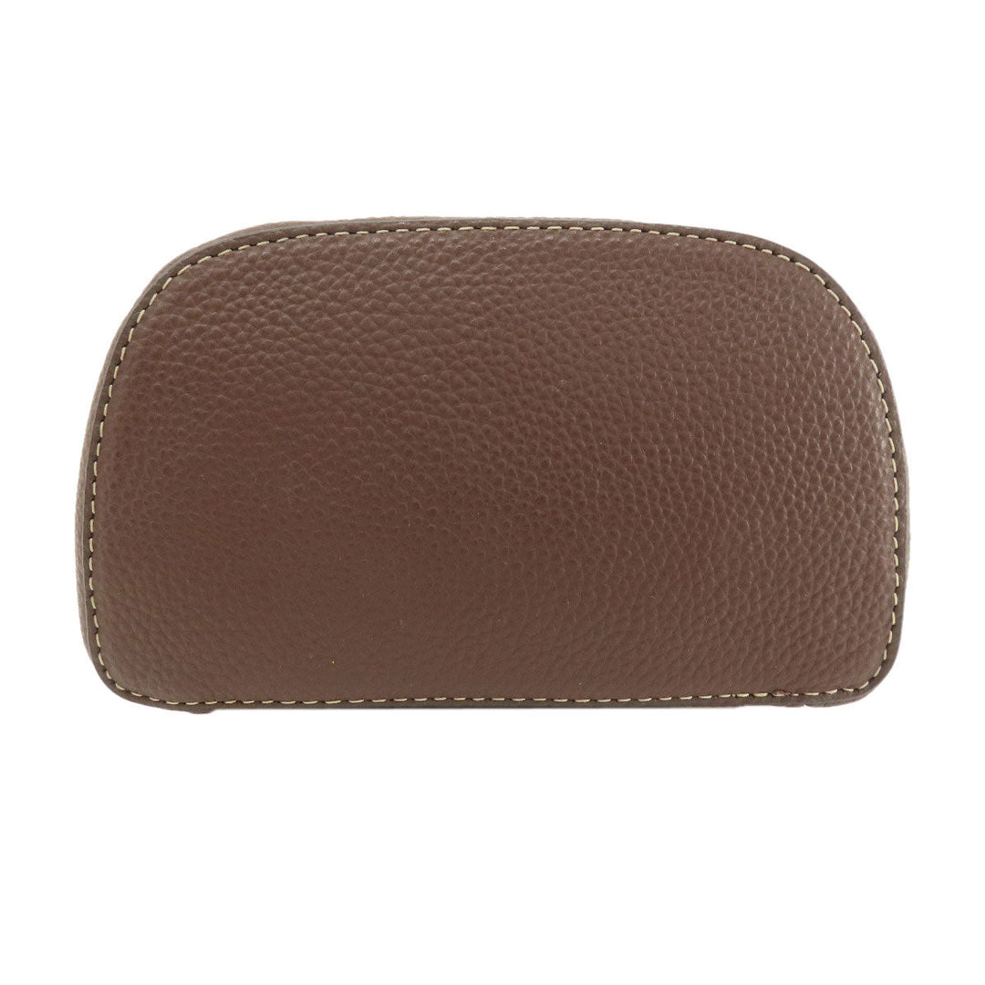 COACH Sling bag CH074 Canvas, Leather Brown Padson Small Women Used Authentic