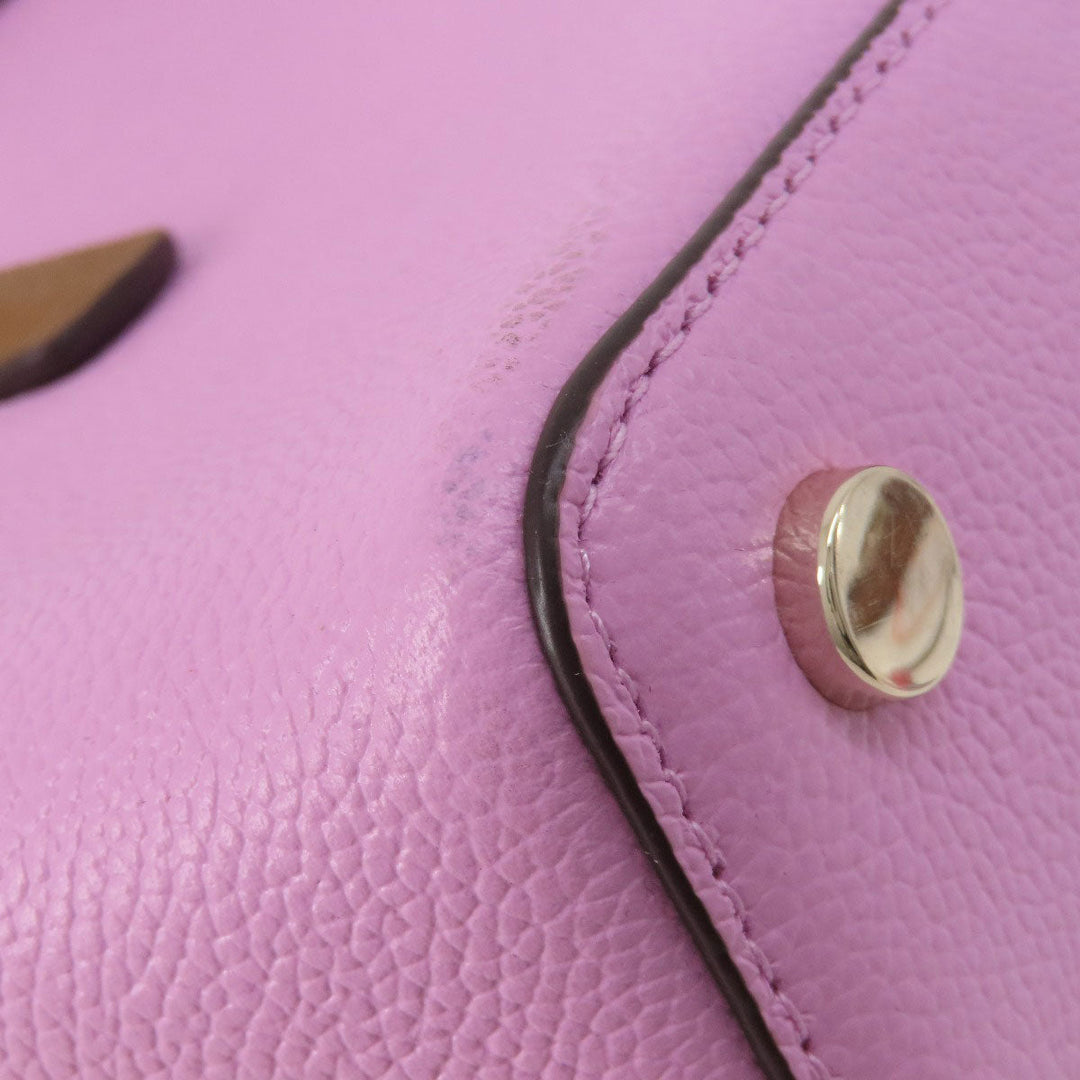 Kate Spade Handbag leather pink logo 2WAY Women Used Authentic