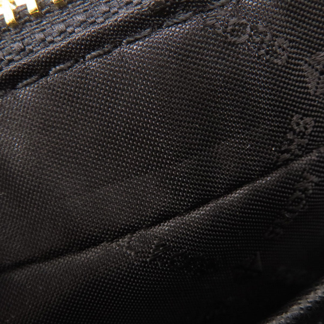 MICHAEL KORS Shoulder Bag leather black logo Women Used Authentic