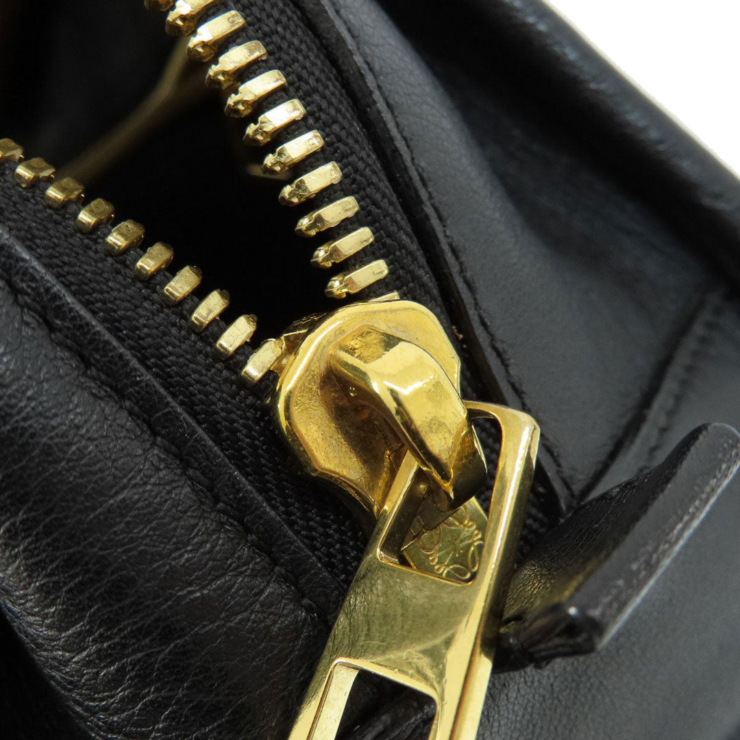 LOEWE Handbag Calfskin black Amazona 2WAY