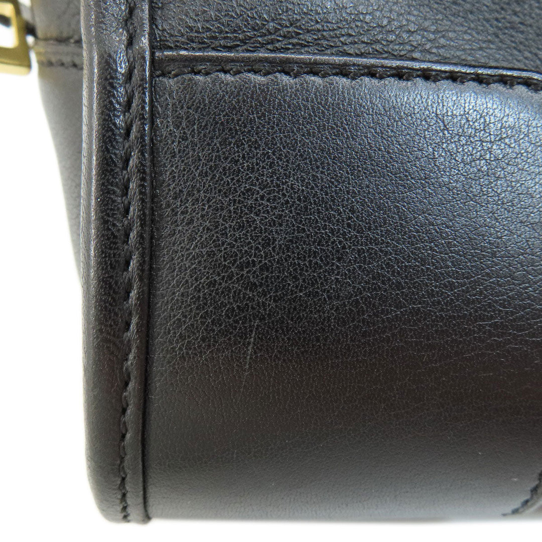 LOEWE Handbag Calfskin black Amazona 2WAY