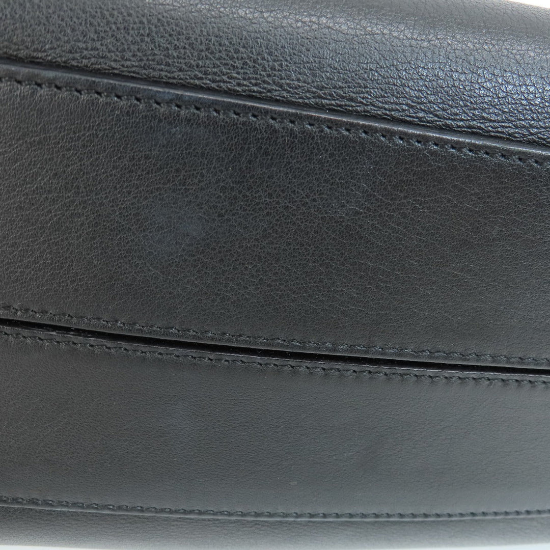 LOEWE Handbag Calfskin black Amazona 2WAY