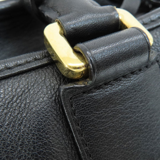 LOEWE Handbag Calfskin black Amazona 2WAY